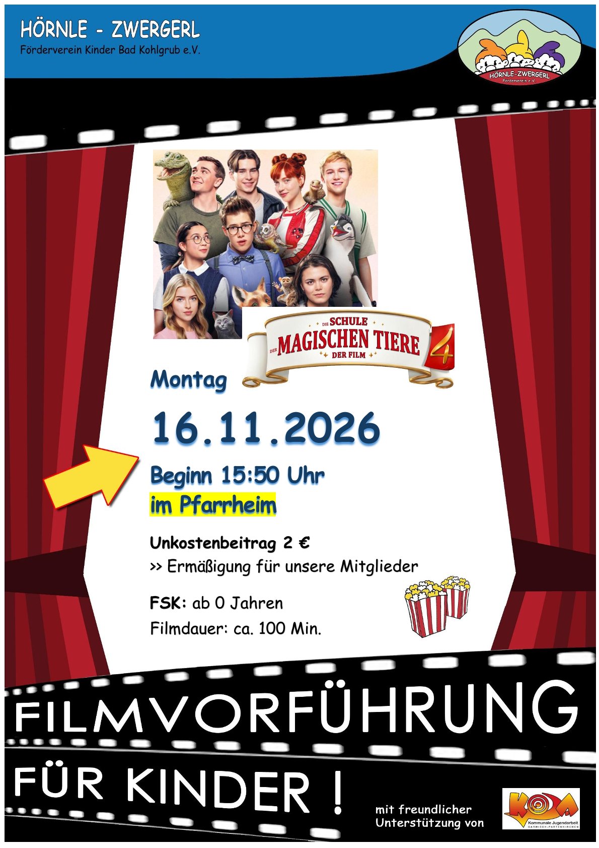 Kinotermine Schuljahr 24/25